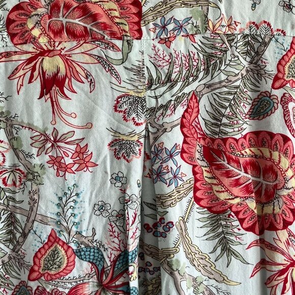Soft Surroundings Paisley Botanical Popover Tunic Blouse Size Medium‎ - Picture 11 of 11
